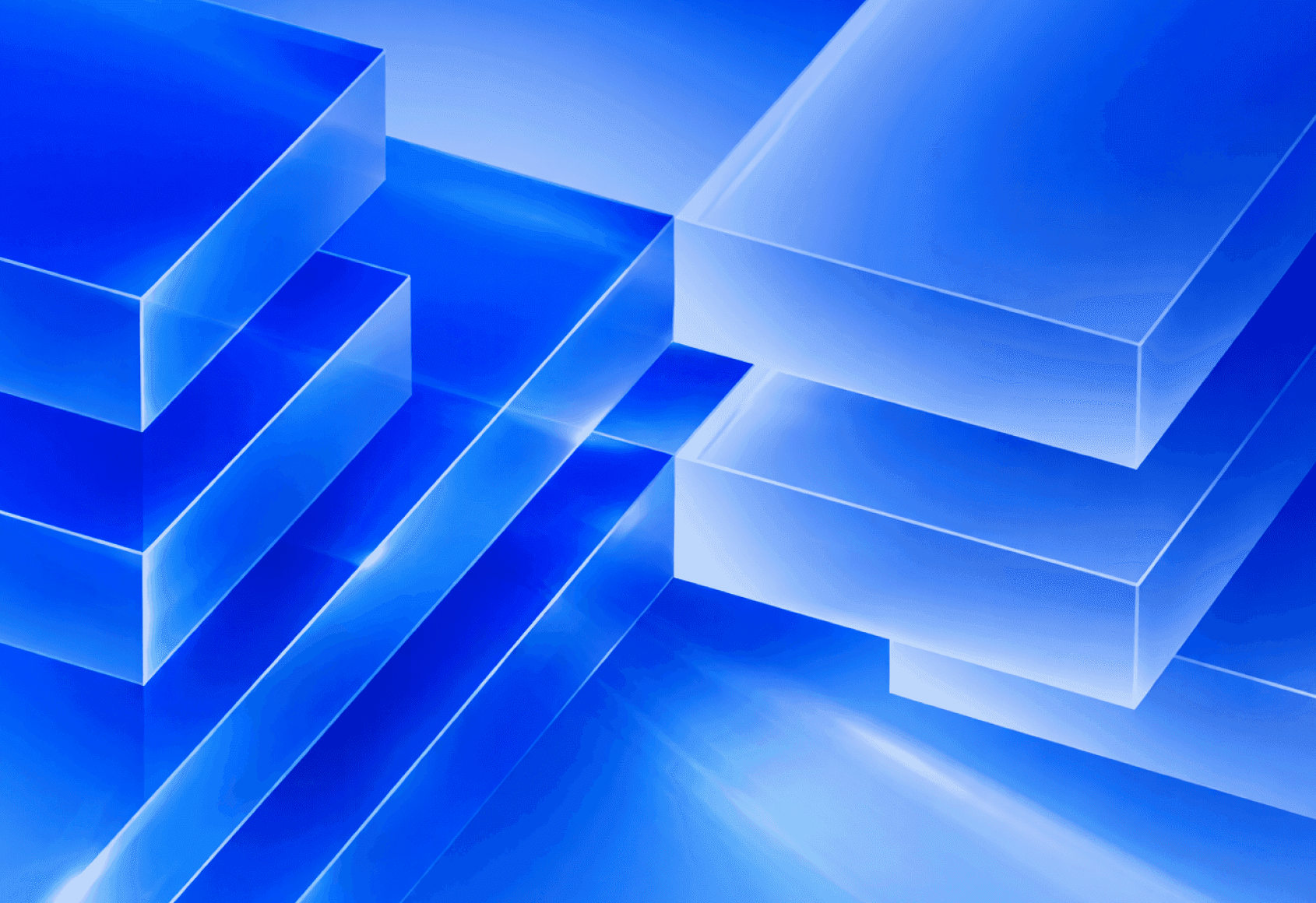AI agent automation interface over an abstract blue digital background